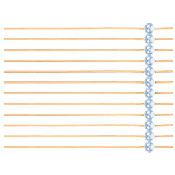 WHAMVOX  12 Pcs Drink Skewers Cocktail Fruit Fork Convenient Picks