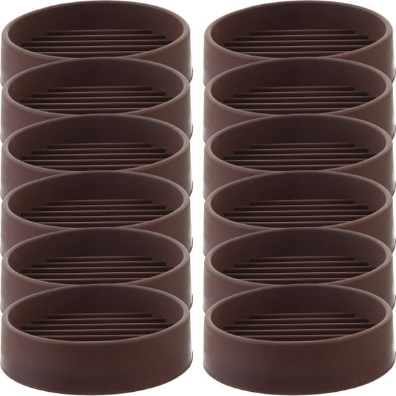 WHAMVOX 12 Pcs Furniture Castor Mat Table Leg Caster Cups Wheel Stoppers
