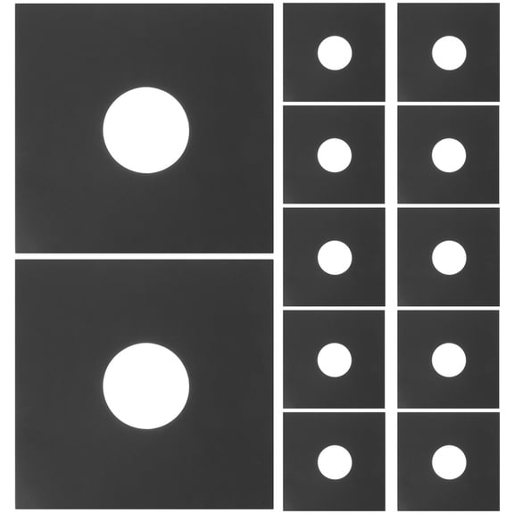 WHAMVOX  12 Pcs Record Player Supplies Sleeve for Multiple Records