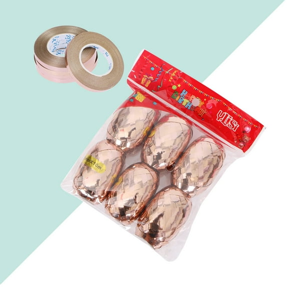 WHAMVOX 12 Pcs Rose Gold Ribbons Gift Ribbons Curling Ribbons for Gift Present Souvenir Crafts