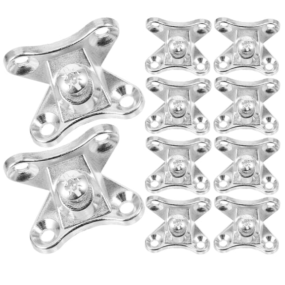 WHAMVOX  12 Pcs Shelf Brackets Zinc Alloy Butterfly Corner Code