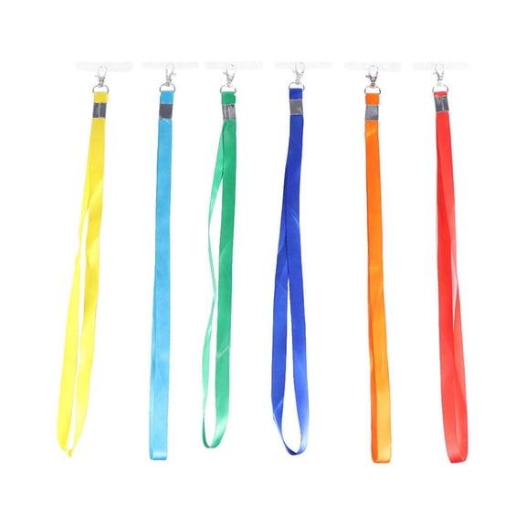 WHAMVOX 12 Set Id Badge Holder Lanyard Card Networking Event Student