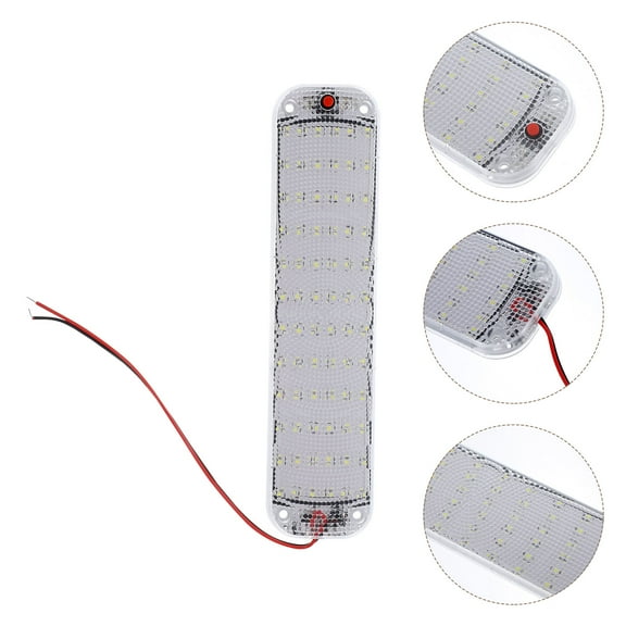 WHAMVOX  12 V LED Car Interior Lamp Roof Light RV Ceiling Dome Van White