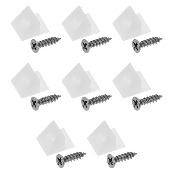 WHAMVOX 120 Sets Number Laminate Corner Code Cabinet Corner Brackets 1.50X1.30X0.90CM