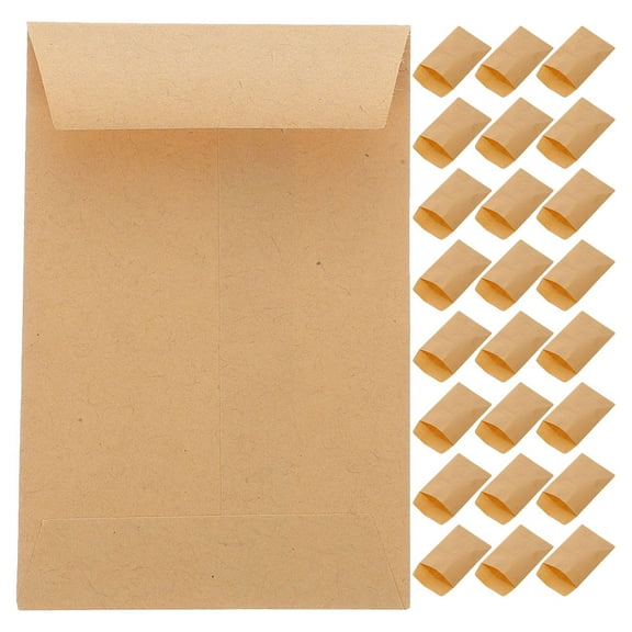WHAMVOX 120-Pack Small Kraft Paper Envelopes for Seeds, Plants, and Storage - Blank Envelopes for Organizing