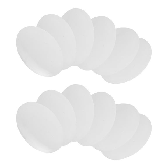 WHAMVOX 12Pcs Fridge Sublimation Sticker White Pearlite Film Simple Home Fridge Magnet 8.80x6.50x0.08in
