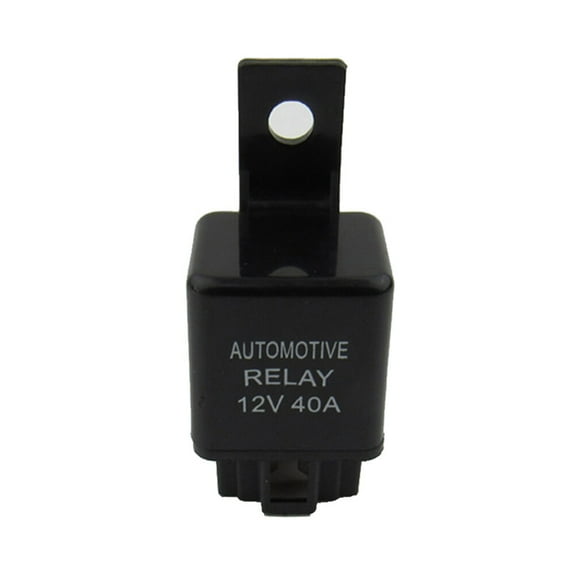 WHAMVOX 12V 40A Car Relay Relay Light Automotive 4 Pin Socket Normally Open Conditioning Tool (Black)