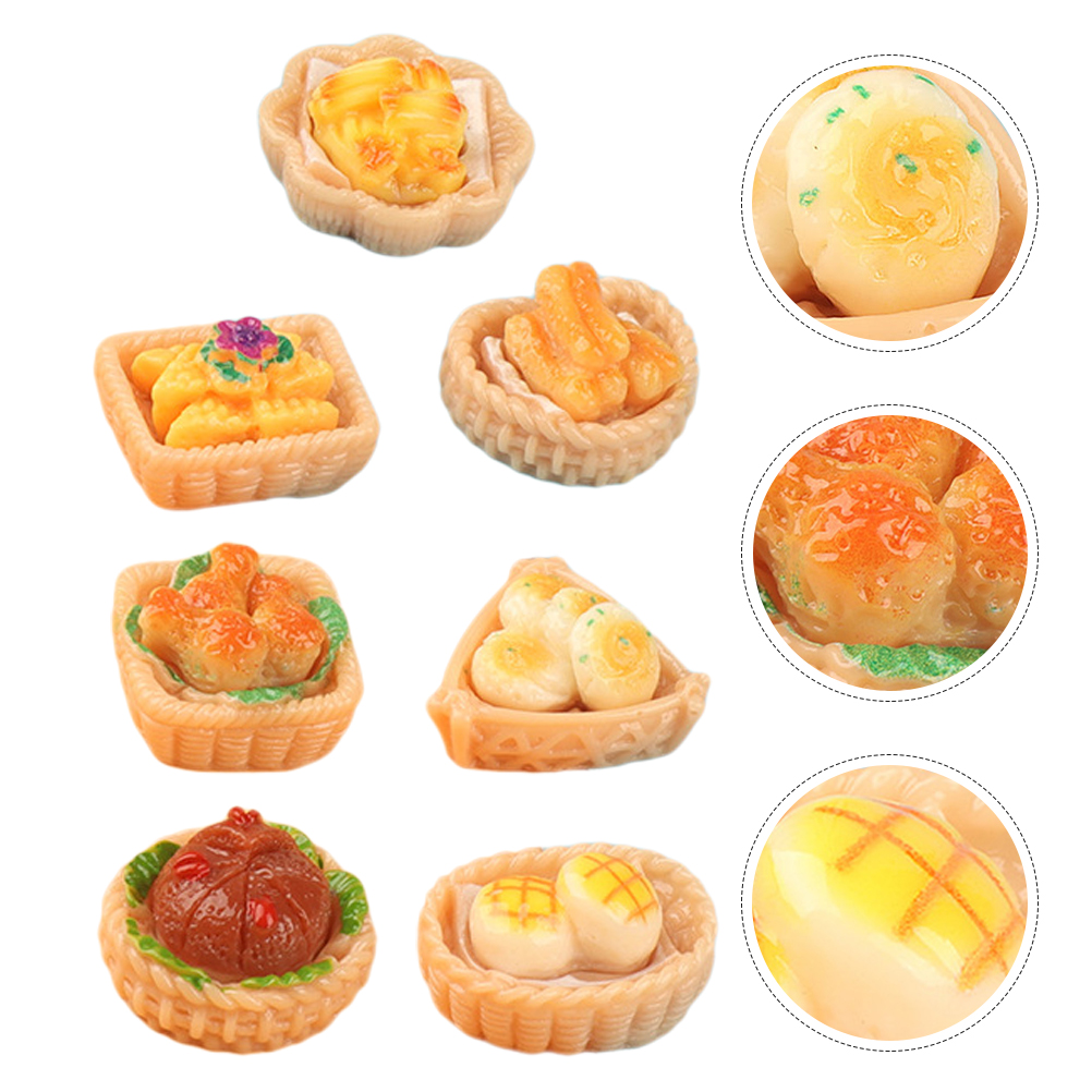Dollhouse Miniature Halloween Cakes - Set Of 9 Tiny Clay Bakery Treats For 1:12 Scale Dollhouse (1.5 Cm)