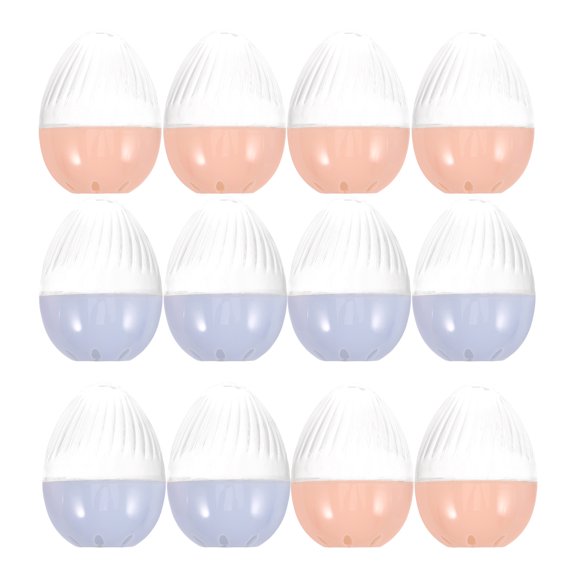 WHAMVOX 12pcs Plastic Watch Box Organizer Transparent Watch Display Case Egg Shape Watch Holder Portable Watch Storage Box Clear Watch Gift Case