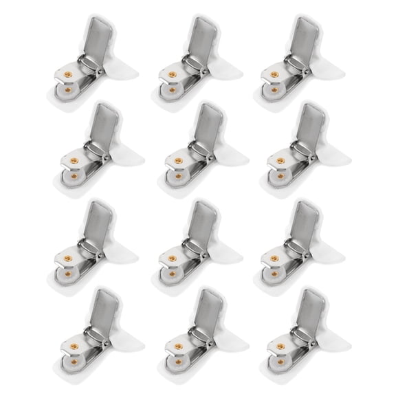 WHAMVOX 12pcs Preventing Shifting Comforters Secure Clips Quilt Fasteners Padded Sheet Clips Comforter Clips