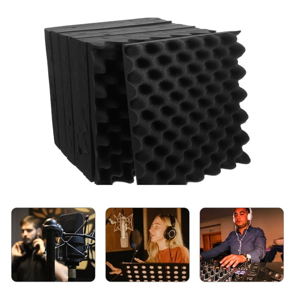 SEWCHICS Sound Panels Black 12Pcs 11.8x11.8x2in