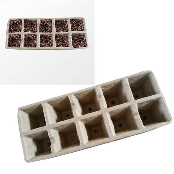 WHAMVOX 13Pcs Vegetable Growing Peat Pots for Home Gardeners 7.9x3.1in