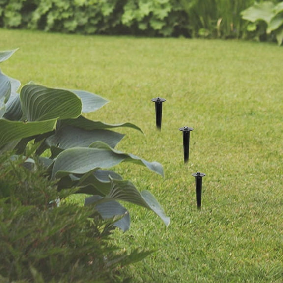 WHAMVOX  14 Pcs Garden Outdoor Lights Solar Ground Plug Stakes Aluminum