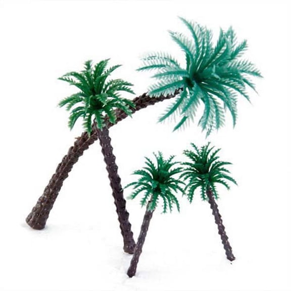 ROMANSENTIAL Coconut Tree Model Green 14pcs