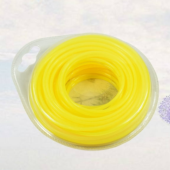 WHAMVOX  15 M Grass Trimmer Rope Cutter Mowing Line Lawn Mower Cord Yellow