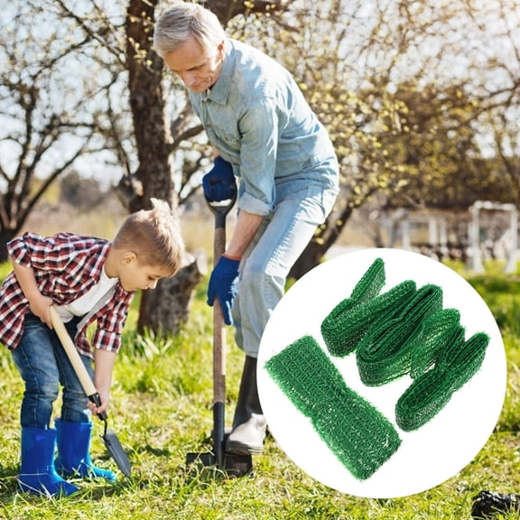 KHBUAB Tree Tie Strap Green Staking and Guying Material for Garden Plant Support