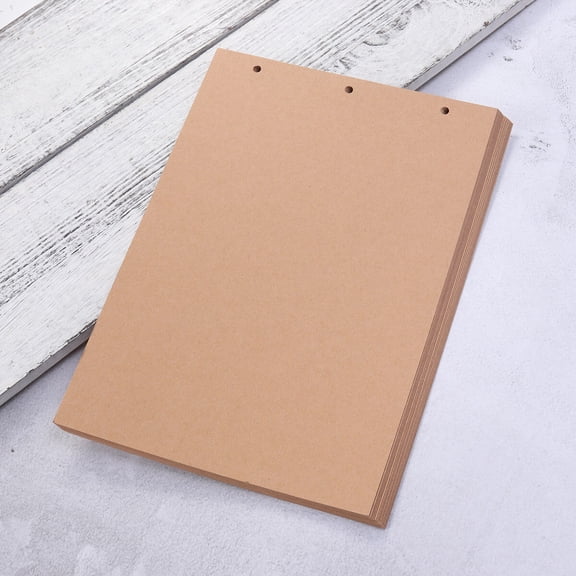 WHAMVOX 15 Sheets Scrapbook Photo Refill Pages Baby 26.60X18.60X0.10CM Brown