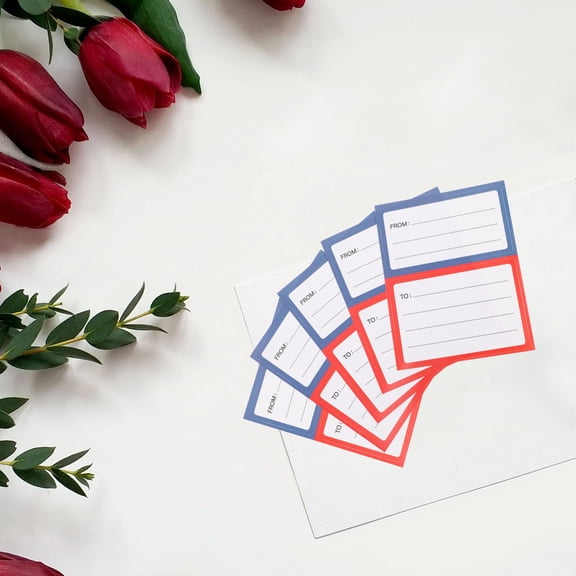 WHAMVOX  150 Pcs Blank Address Labels Addressed Stickers Sticky Mailer