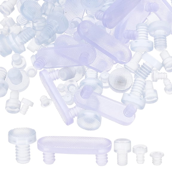 WHAMVOX 150 Pcs Shock Absorbing Anti-Collision Rubber Bumpers for Furniture and Equipment