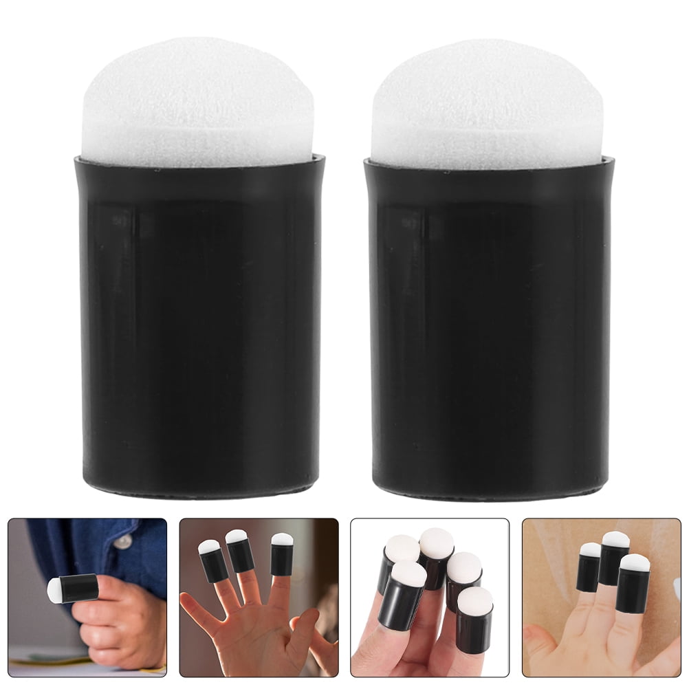 WHAMVOX 15pcs Finger Painting Sponges Daubers for Stamping Ink Blending Tool for Art and DIY Crafts