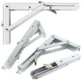 thumbnail image 1 of WHAMVOX  16 Inch Shelves Desktop Folding Bracket Anti-corrosion Rust-resistant, 1 of 8