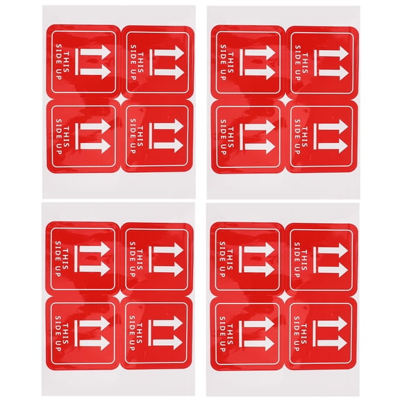 WHAMVOX 16 Pcs Labels for Storage Bins Labels Stickers 10.00X10.00X0.10CM Red