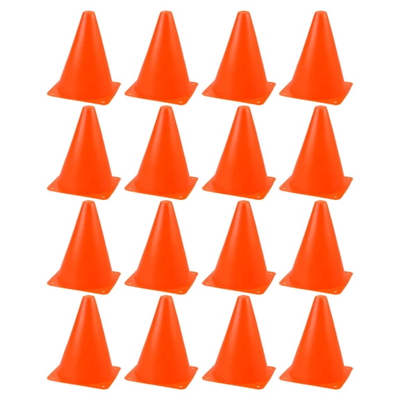 WHAMVOX  16 Pcs Road Cones for Football Training Skate Soccer Obstacle
