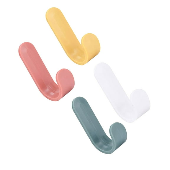 WHAMVOX  16 Pcs Small Adhesive Wall Hooks Removable Kitchen