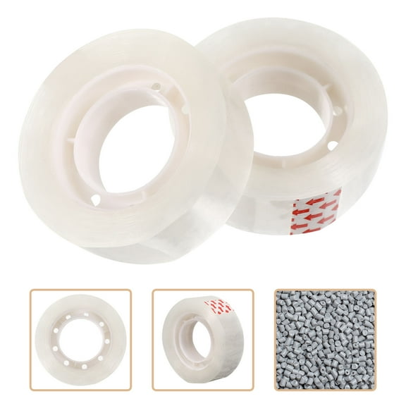 WHAMVOX 16 Pcs Stationery Tape Clear Duct Transparent Sealant Student