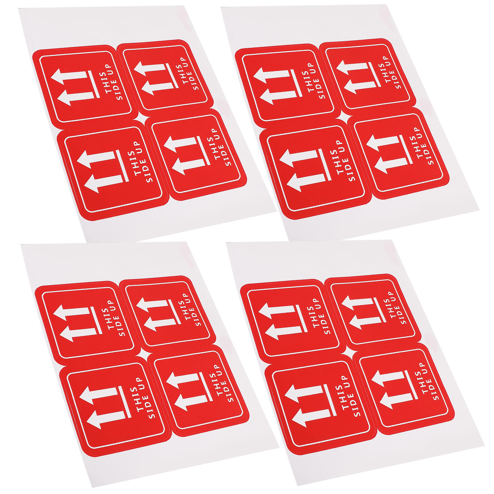 HOOWIFFY Waterproof Wear-Resistant Whamvox Red PVC Warning Stickers ...