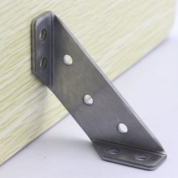ROMANSENTIAL 16 Sets Triangle Corner Brace for Sturdy Furniture Connection and Support