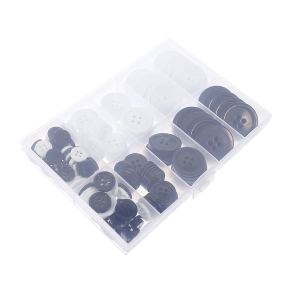 WHAMVOX 160 Pcs Holes Button Set Thick Buttons Suit Man Women's