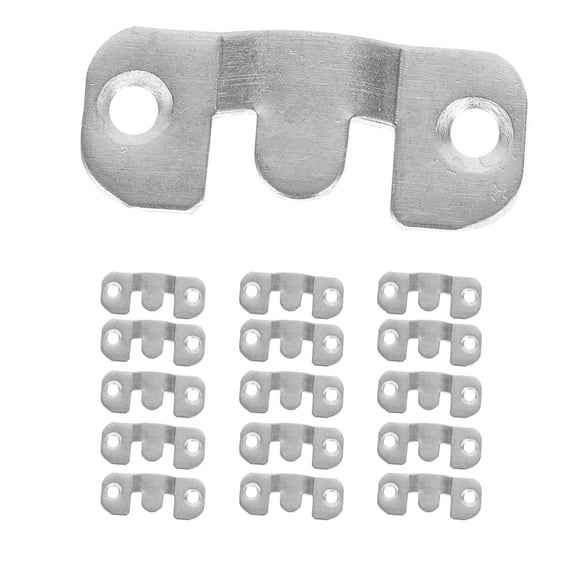 WHAMVOX 16Pcs Stainless Steel Hanging Brackets for Picture Frames and Mounting