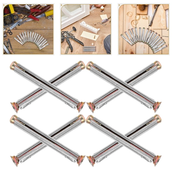WHAMVOX 16pcs Expansion Screws For Door And Window Installation Cross Countersunk Expansion Screw Bolt Countersunk Screws Fixing Bolts For Thin Soft Wall