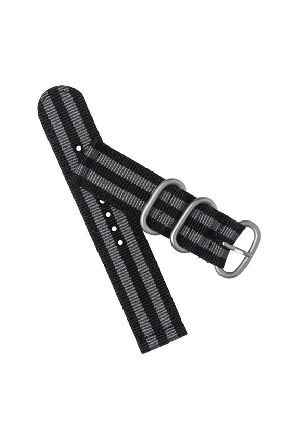 18 Mm Nylon Strap Watch Straps for Men Wrist Band Man Black