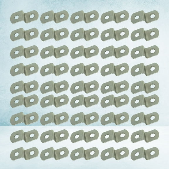 DECORNIJIA Hooks Photo Frame Metal Locks Iron 180Pcs Trapezoidal
