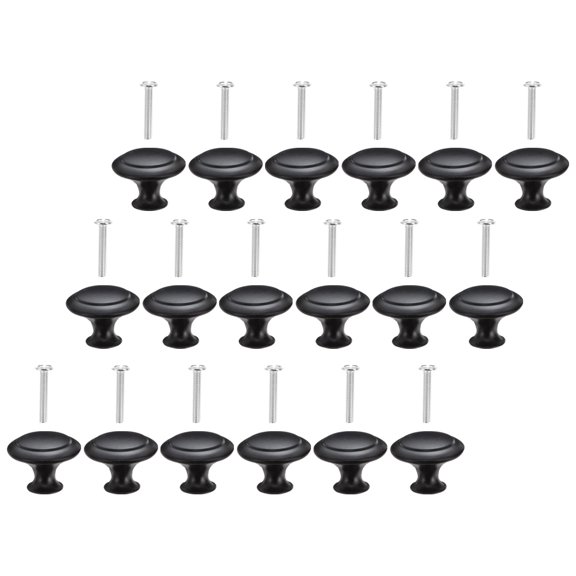 SEWCHICS Replacement Furniture Pulls Stainless Steel for Home Renovation 18Pcs 1.06X1.06X0.83In
