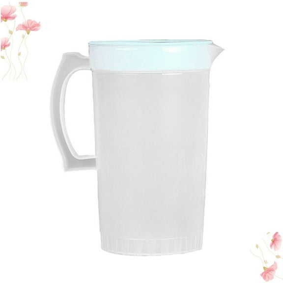 WHAMVOX 1PC 2500ml Plastic Cold Water Kettle Beer Jug Juice Jug Large Capacity Teapot Beverage Storage Container Heat Resistant Water Jug (Random)