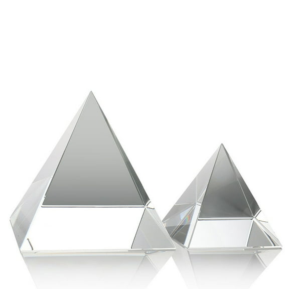 WHAMVOX 1PC 40mm Optical Glass Four Sides Pyramid Shape For Optical Experiment Optics Instruments Rainbow Principle Research