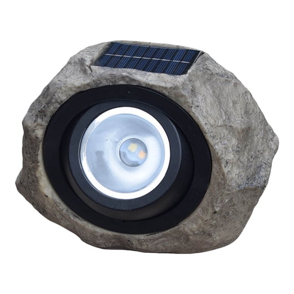 WHAMVOX 1PC Solar Decorative Spotlight Simulation Stone Lamp Outdoor Lawn Yard Lamp