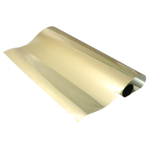 WHAMVOX 1PC Sunproof Adiabatic Window Sticker One-Way Reflective Window Glass Sticker for Home Balcony Office (Golden, 60x200cm)