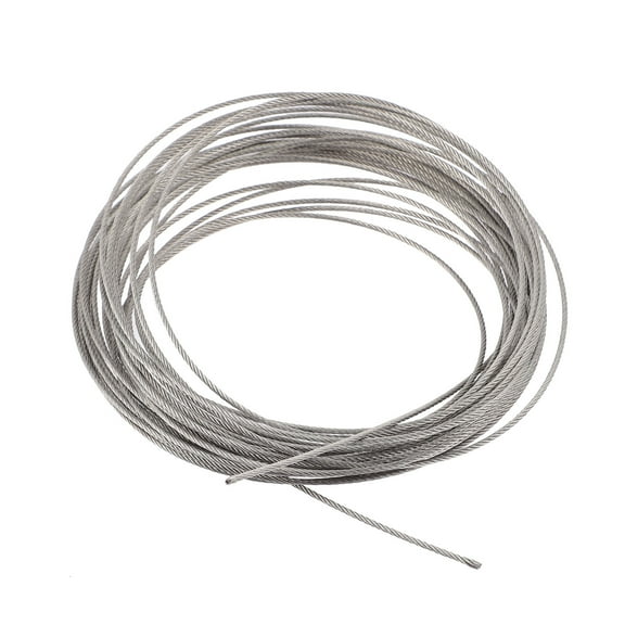 WHAMVOX 1Pack 10M Wire Rope for Clothes Line and Railing in Chandeliers and String Lights