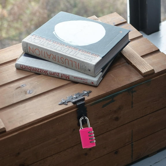 WHAMVOX 1Pack Anti-theft Combination Locks for Gym Lockers Zinc Alloy Small 2.8x1.2x0.5in