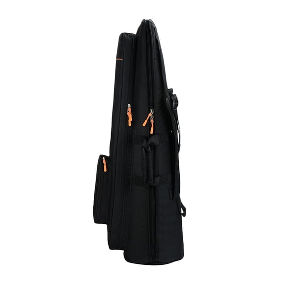 WHAMVOX 1Pack Black Double Shoulder Trombone Backpack Case for Performance Venues and Travel
