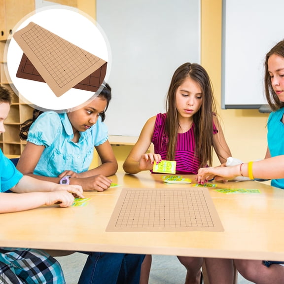 WHAMVOX 1Pack Double Sided Chessboard for Board Games Chess Playing Go Playing Travel Family Gathering