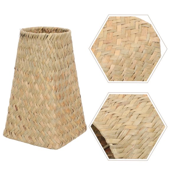 WHAMVOX Natural Bamboo Vase with Creative Weaving Design for Home and Office