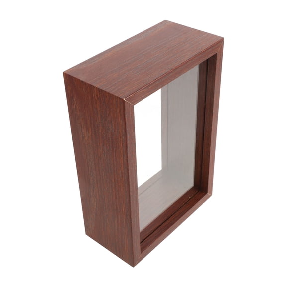 WHAMVOX 1Pack Frames Dark Red Wood Material Wall Mountable 16.2X11X5.7in