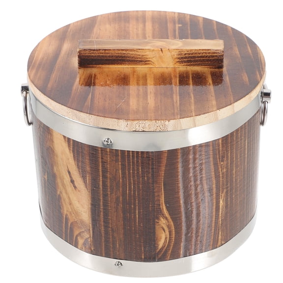 WHAMVOX Wooden Sushi Rice 1-Pack - Spacious Storage Container for Sushi and Kitchen Organization