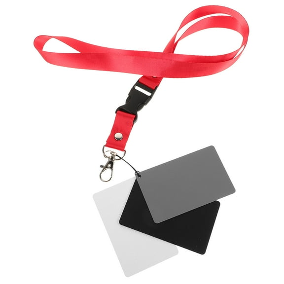 WHAMVOX 1Pack Grey Cards Aluminum Alloy for Photography Tools Outdoor and Studio Use 8.50X5.50X0.20CM