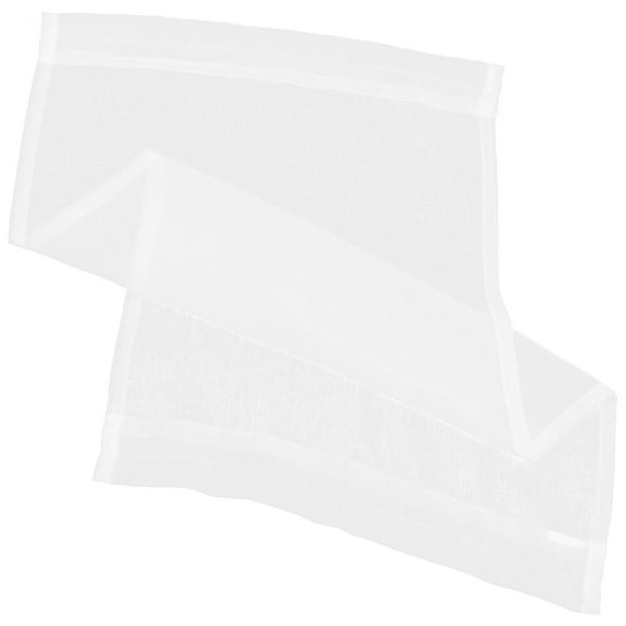 WHAMVOX 1Pack Home Door Curtain in White Gauze for Bathroom and Kitchen 25*40In